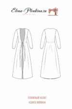 Пляжный халат «Santa Monika» — изображение 2